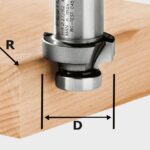 Frez do frezarek do krawędzi OFK 500 HW R2-OFK 500