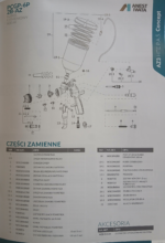 Pistolet AZ 3 HTE P.A.S. CONCEPT z dysza 1.5mm