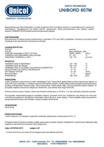 Klej UNIBORD 607M - 25KG