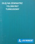 Olej hybrydowy do tarasów kol.R67 Turkusowy 1kg
