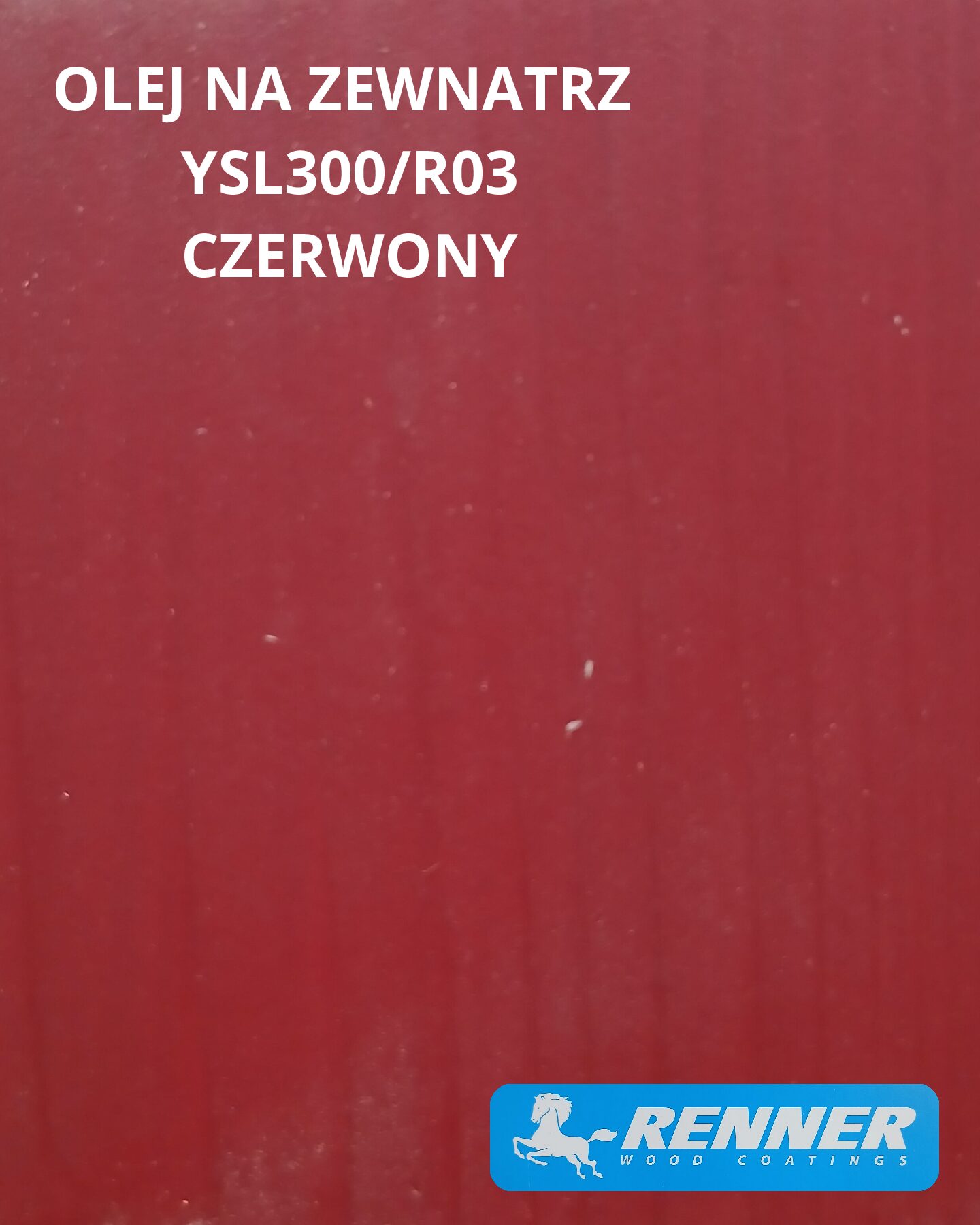 Olej hybrydowy do tarasów kol.R03 Czerwony 2.5kg
