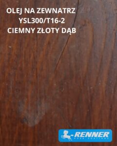 Olej hybrydowy do tarasów kol.T16-2 Ciemny Złoty Dąb 2.5kg