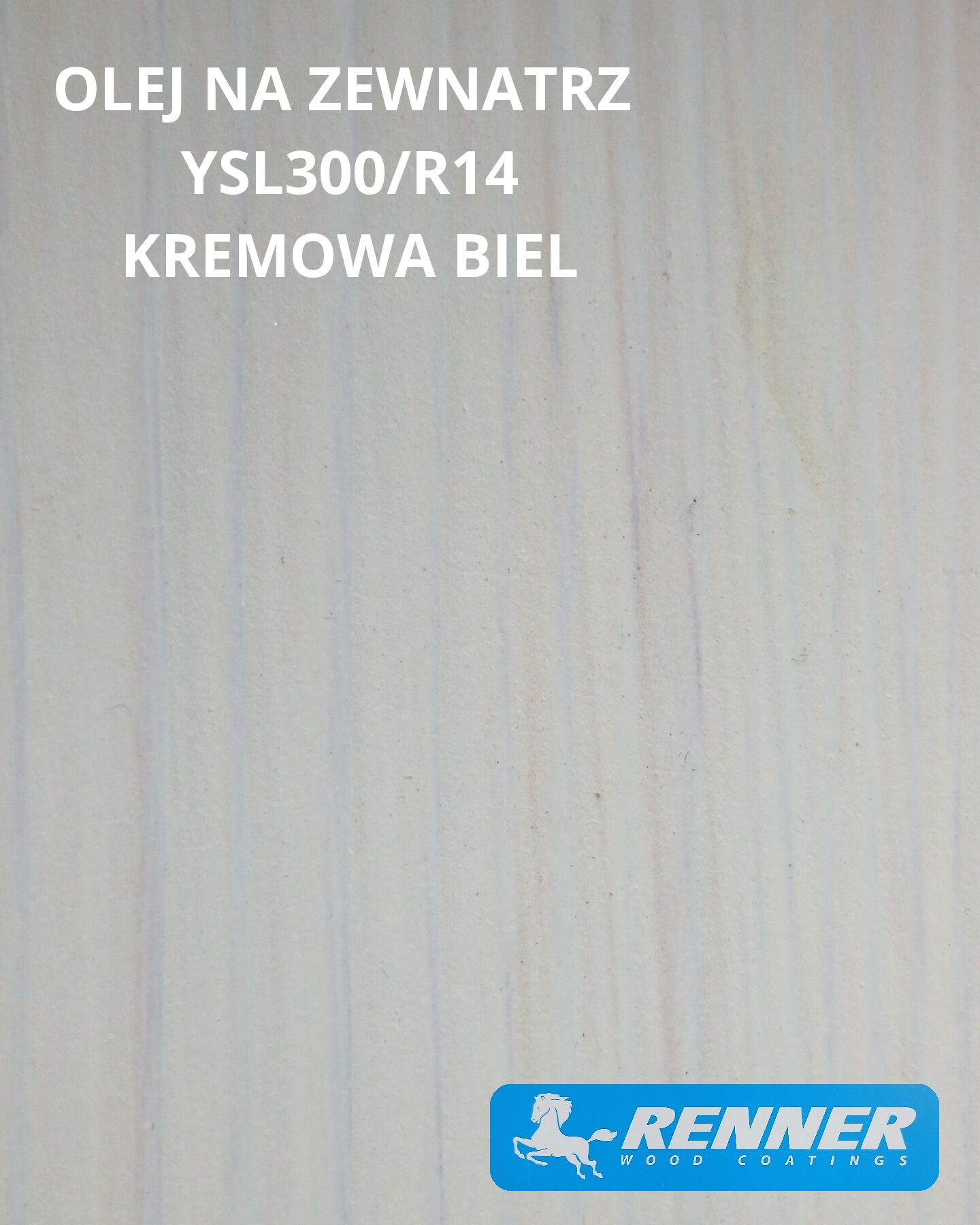 Olej hybrydowy do tarasów kol.R14 Kremowa Biel 2.5kg