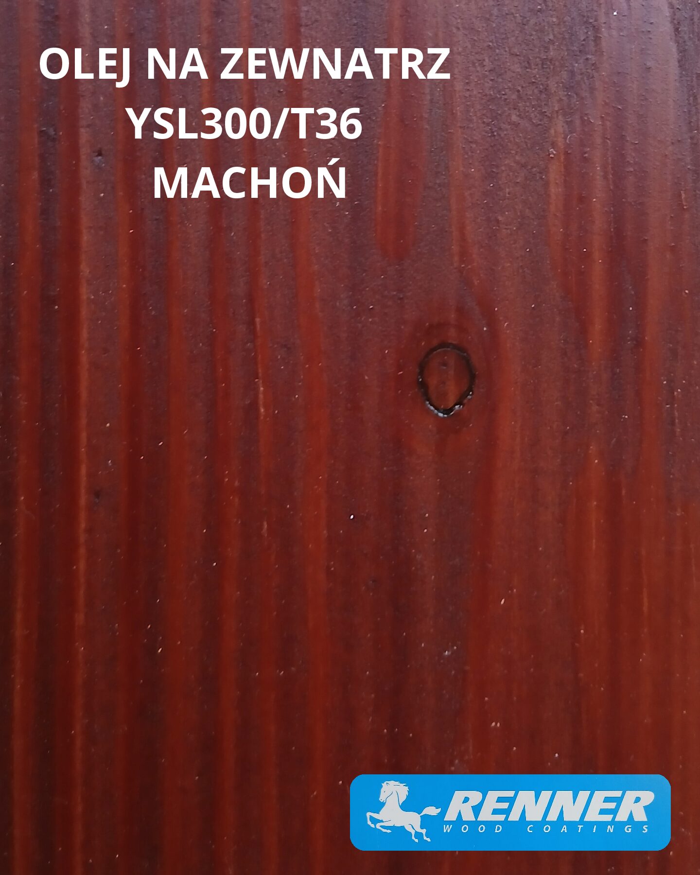 Olej hybrydowy do tarasów kol.T36 Mahoń 2.5kg
