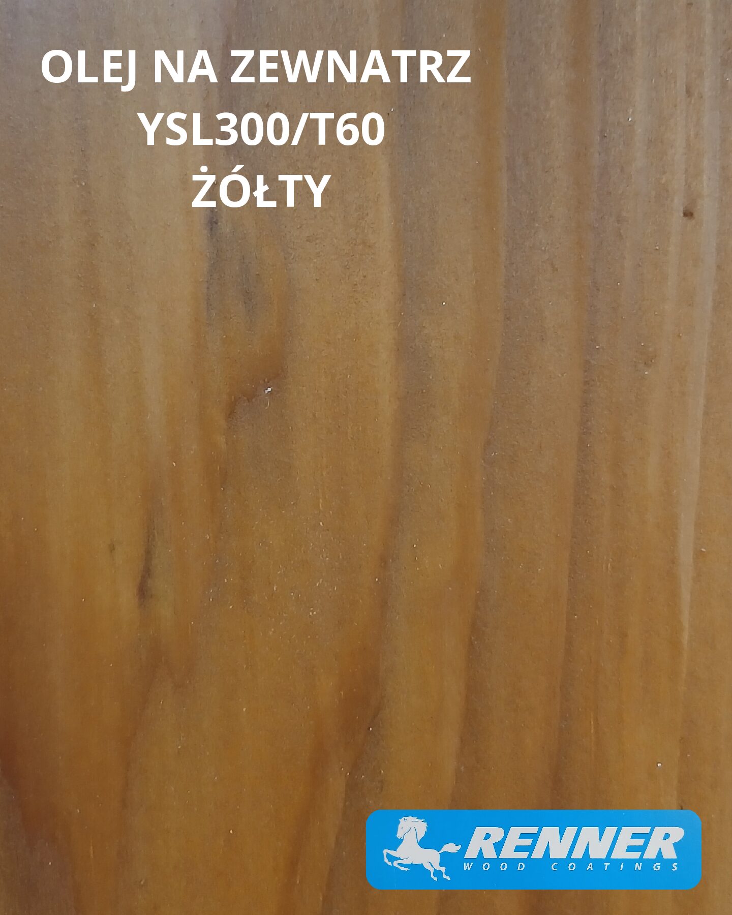 Olej hybrydowy do tarasów kol.T60 Żółty 2.5kg