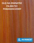 Olej hybrydowy do tarasów kol.T61 Pomarańczowy 2.5 kg