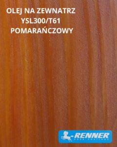 Olej hybrydowy do tarasów kol.T61 Pomarańczowy 1kg Olej hybrydowy do tarasów kol.T61 Pomarańczowy 1kg