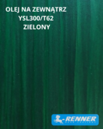Olej hybrydowy do tarasów kol.T62 Zielony 5 kg Olej hybrydowy do tarasów kol.T62 Zielony 5 kg
