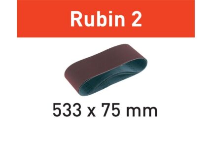 Taśma szlifierska Rubin 2 L533x75 P60 RU/10