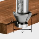 Frez do fazowania HW 45°-OFK 500