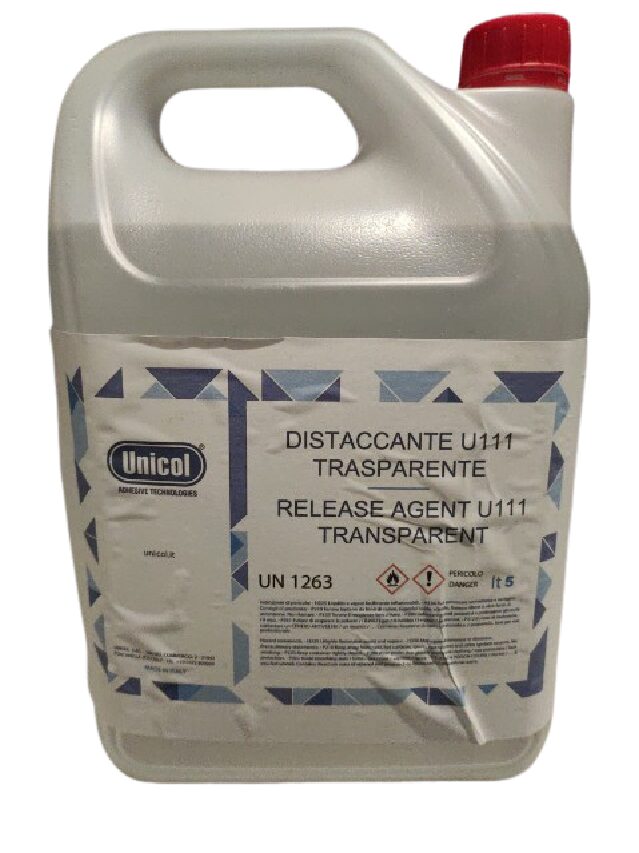 U111 Środek Antyadhezyjny Przezroczysty - 5LT