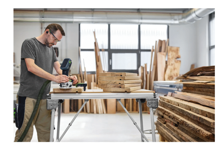 Modułowa frezarka do krawędzi aku. MFKC 700 EB-Basic