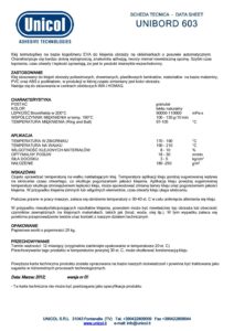 Klej UNIBORD 603 20KG