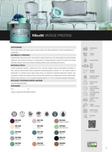 RB1090 Lakier wodny Vintage Prestige - Wiśnia - 0.5L