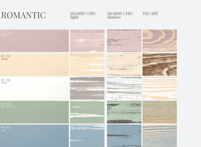 RB1190 Lakier wodny Vintage Prestige - Frappe - 0.5L