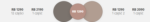 RB1290 Lakier wodny Vintage Prestige - Orzech laskowy - 0.5L