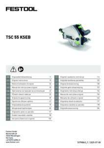 Zagłębiarka akumulatorowa TSC 55 KSEB-Basic Zagłębiarka akumulatorowa TSC 55 KSEB-Basic