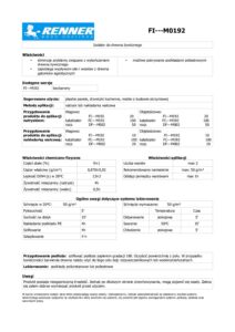 Izolant do drewna egzotycznego Renner FIM192 - 1lt