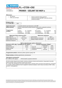 Primer - Izolant biały do MDF Renner FLC725/CO2 - 25kg