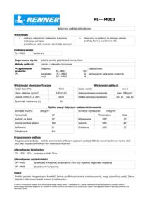 Podkład bezbarwny PU FLM003 - 25lt